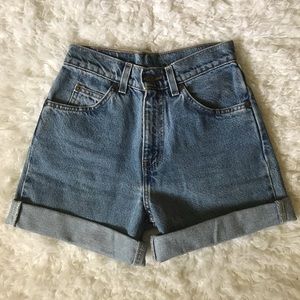Vintage High Waisted Orange Tag Levi’s Shorts